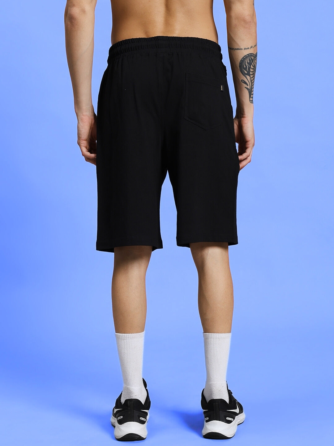 BE KIND REGULAR FIT SHORTS (BLACK)