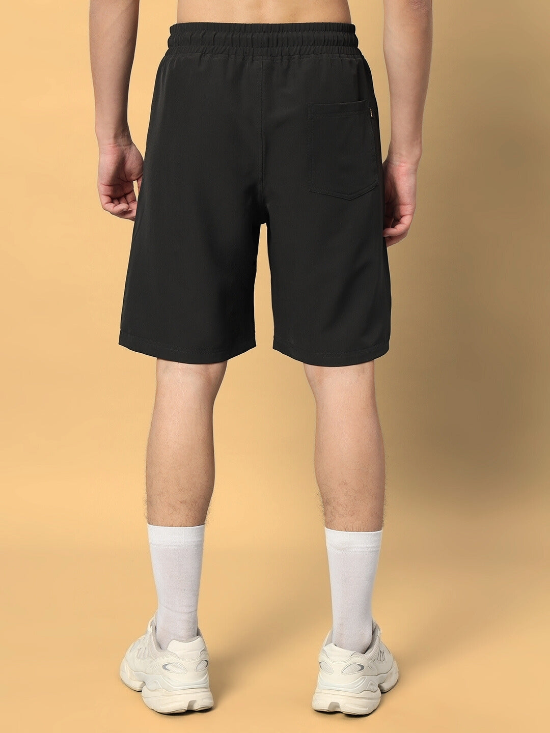 Sturdy Front Plated Shorts (Dark Grey)