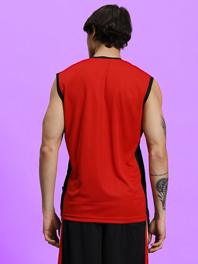 PORTIA GYM T-SHIRT (RED)