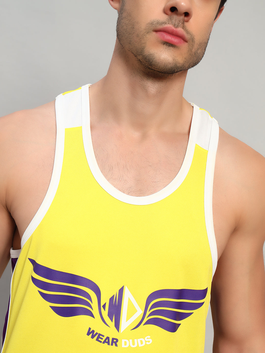 ZENITH GYM CO-ORD SET (YELLOW-PURPLE)