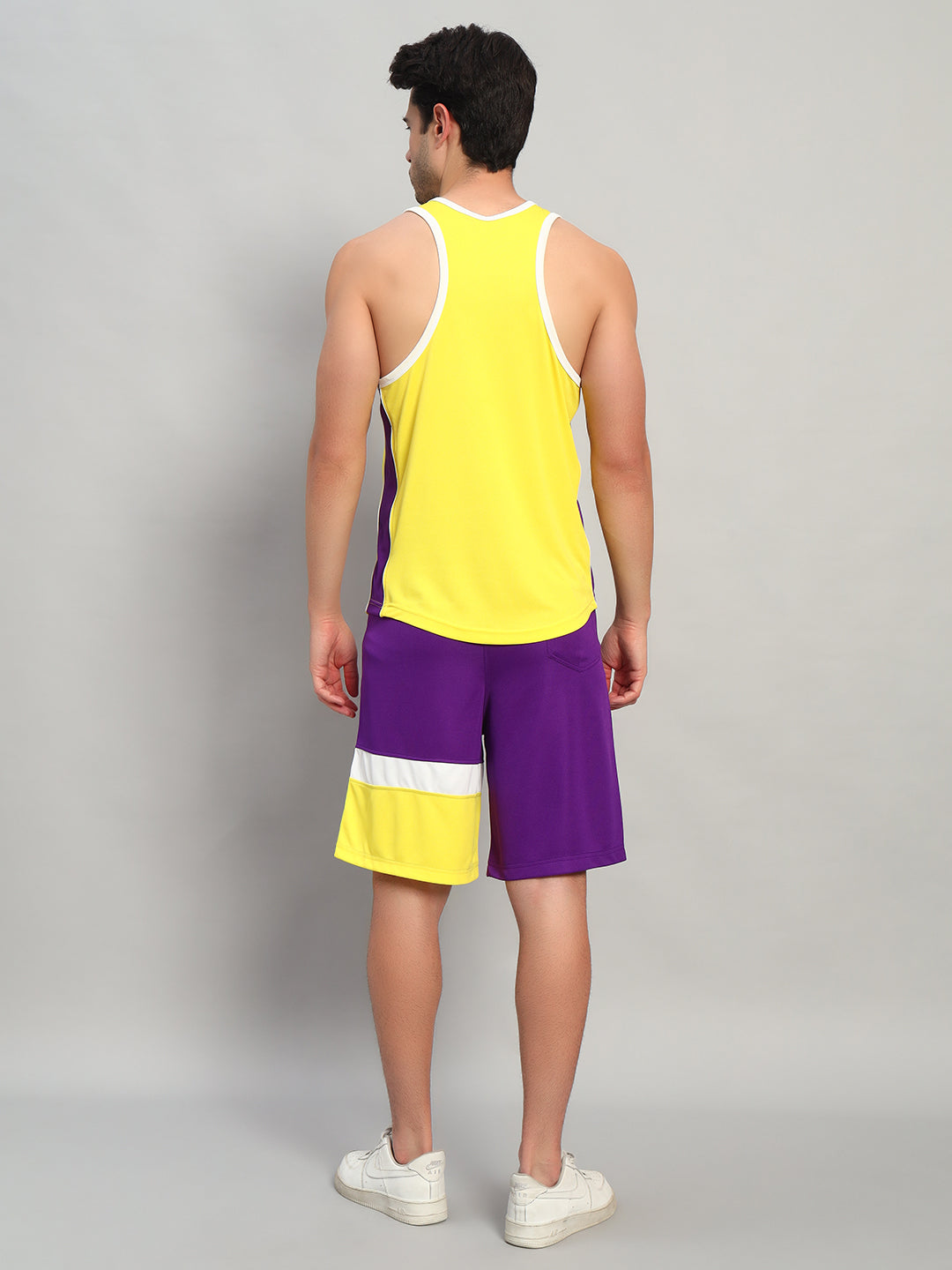 ZENITH GYM CO-ORD SET (YELLOW-PURPLE)