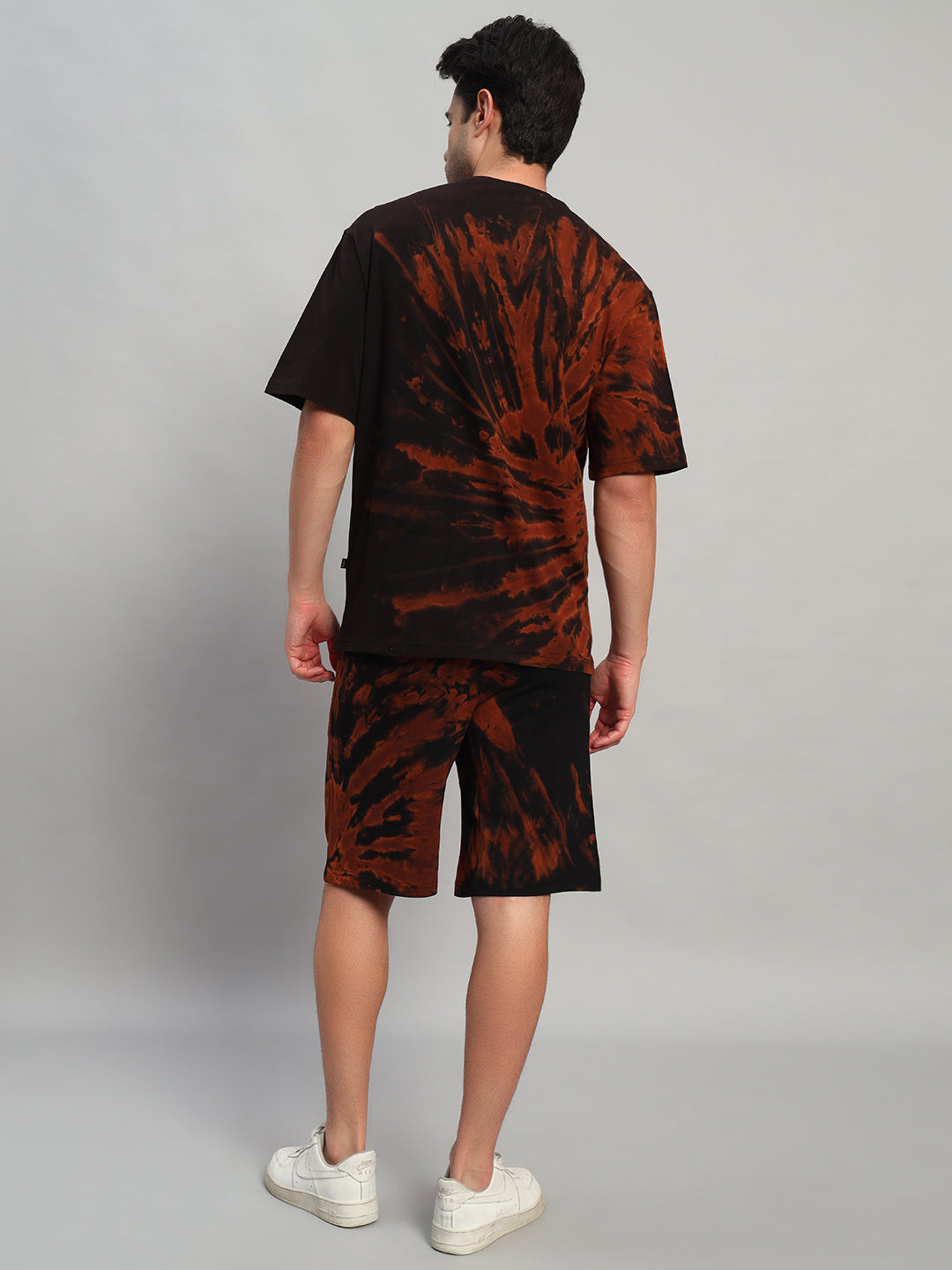 HUSTLER TIE-DYE CO-ORD SET (BLACK)