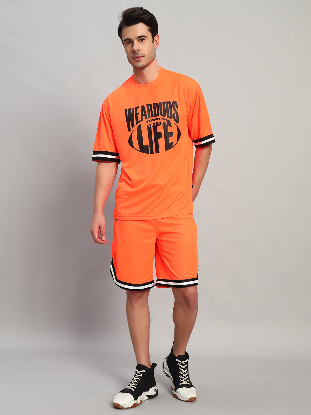 Chronic Colorblock  Co-Ord Set (Orange)