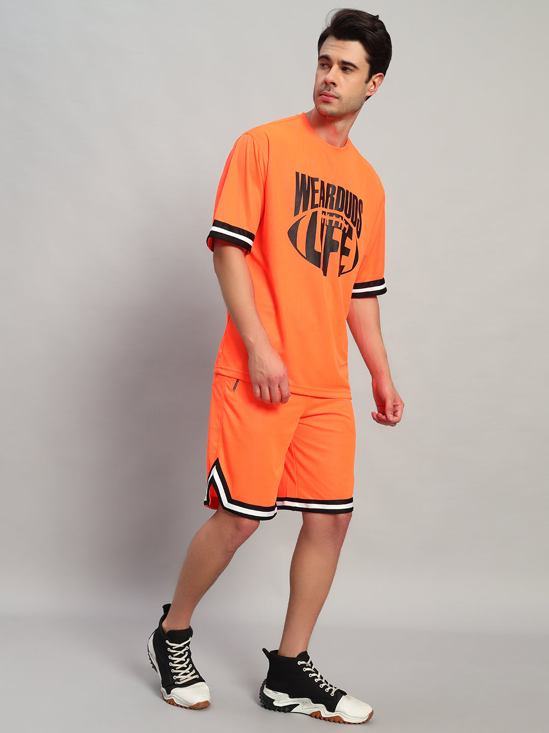 Chronic Colorblock  Co-Ord Set (Orange)