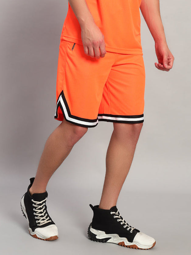 Chronic Regular Fit Shorts (Orange)