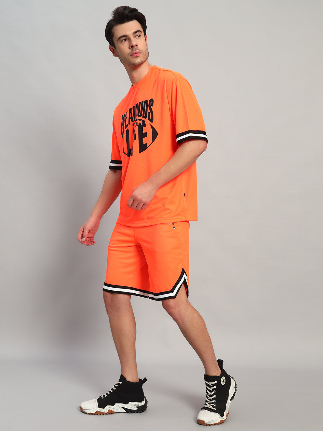 Chronic Colorblock  Co-Ord Set (Orange)