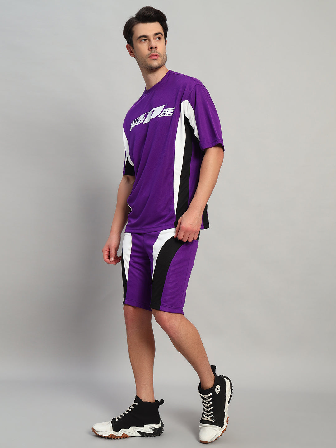 Fifa Colorblock  Co-Ord Set (Purple)