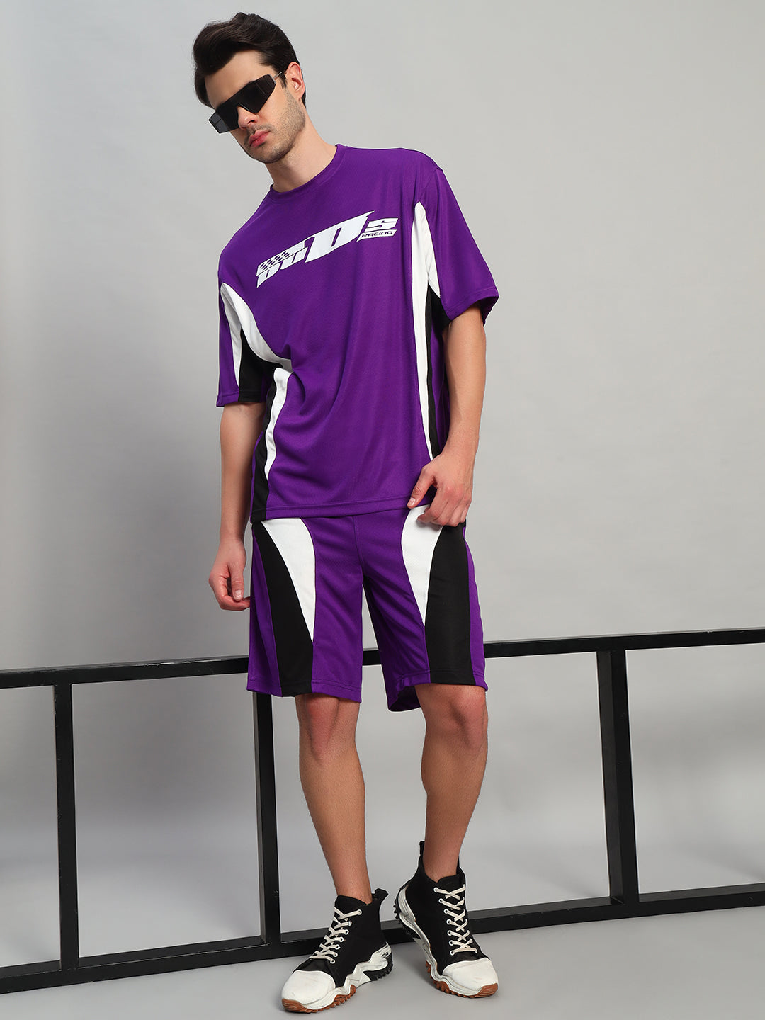 Fifa Colorblock  Co-Ord Set (Purple)