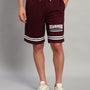 Groovy Regular Fit Shorts (Wine)