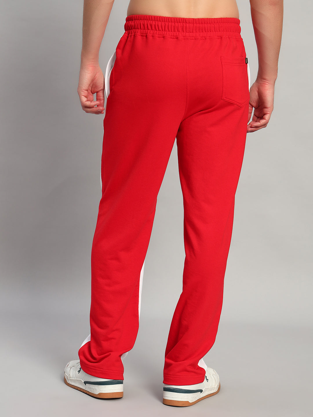 LAGOON RELAXED FIT JOGGERS (WHITE RED)