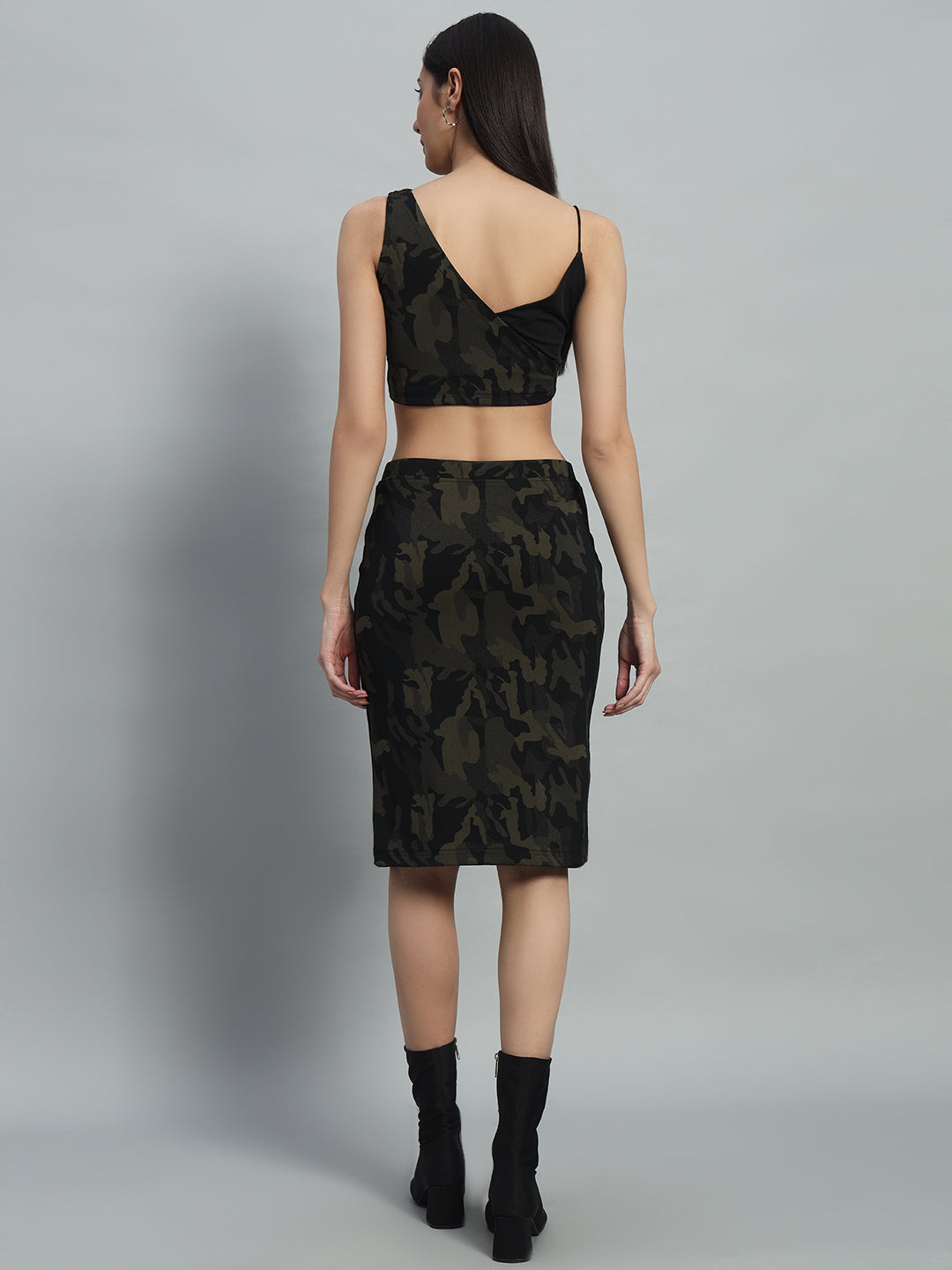 WOMEN'S NAIROBI CO-ORD SET (CAMO GREEN)