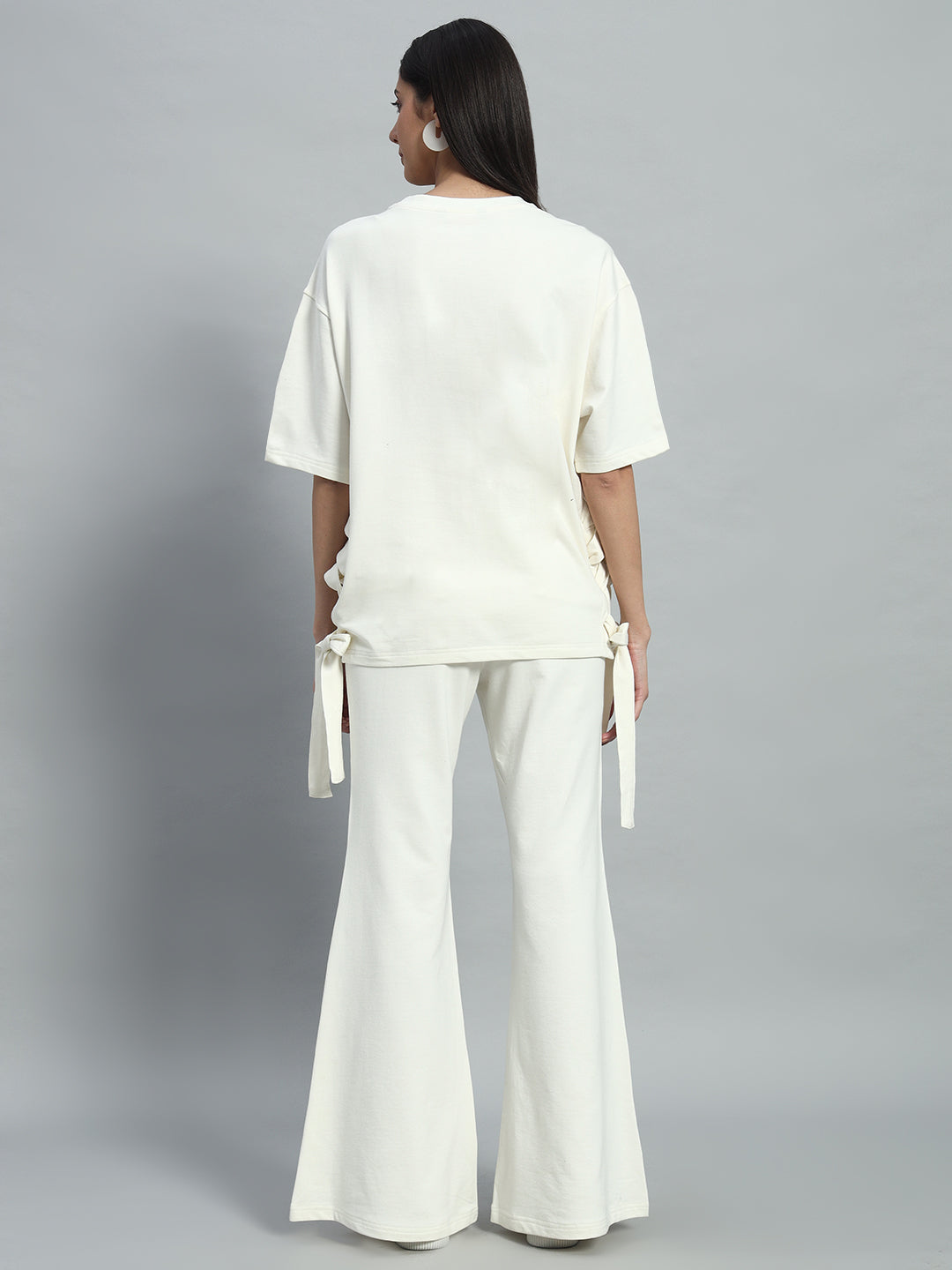 WOMEN'S MOON NIGHT CO-ORD SET (OFF WHITE)