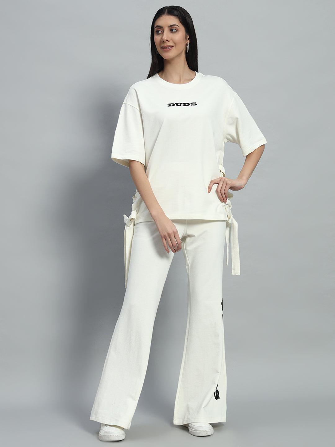 WOMEN'S MOON NIGHT CO-ORD SET (OFF WHITE)