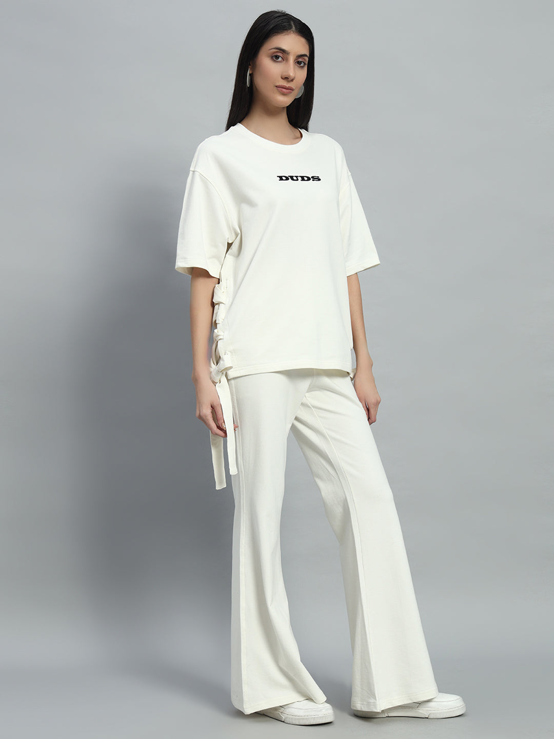 WOMEN'S MOON NIGHT CO-ORD SET (OFF WHITE)