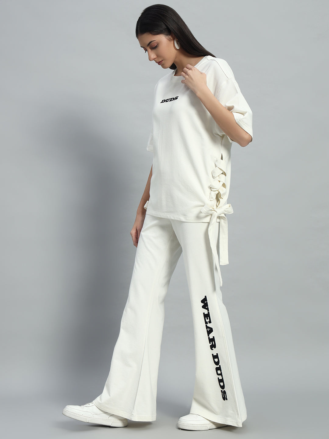 WOMEN'S MOON NIGHT CO-ORD SET (OFF WHITE)