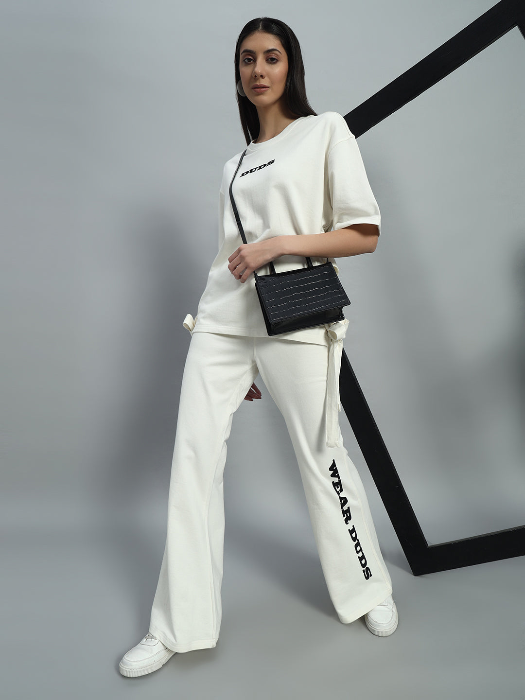 WOMEN'S MOON NIGHT CO-ORD SET (OFF WHITE)