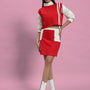 Freya Co-Ord Set (Off White-Red)