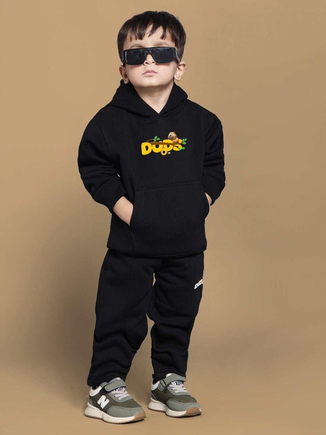 BABLU DABLU CO-ORD FOR BOYS & GIRLS (BLACK)