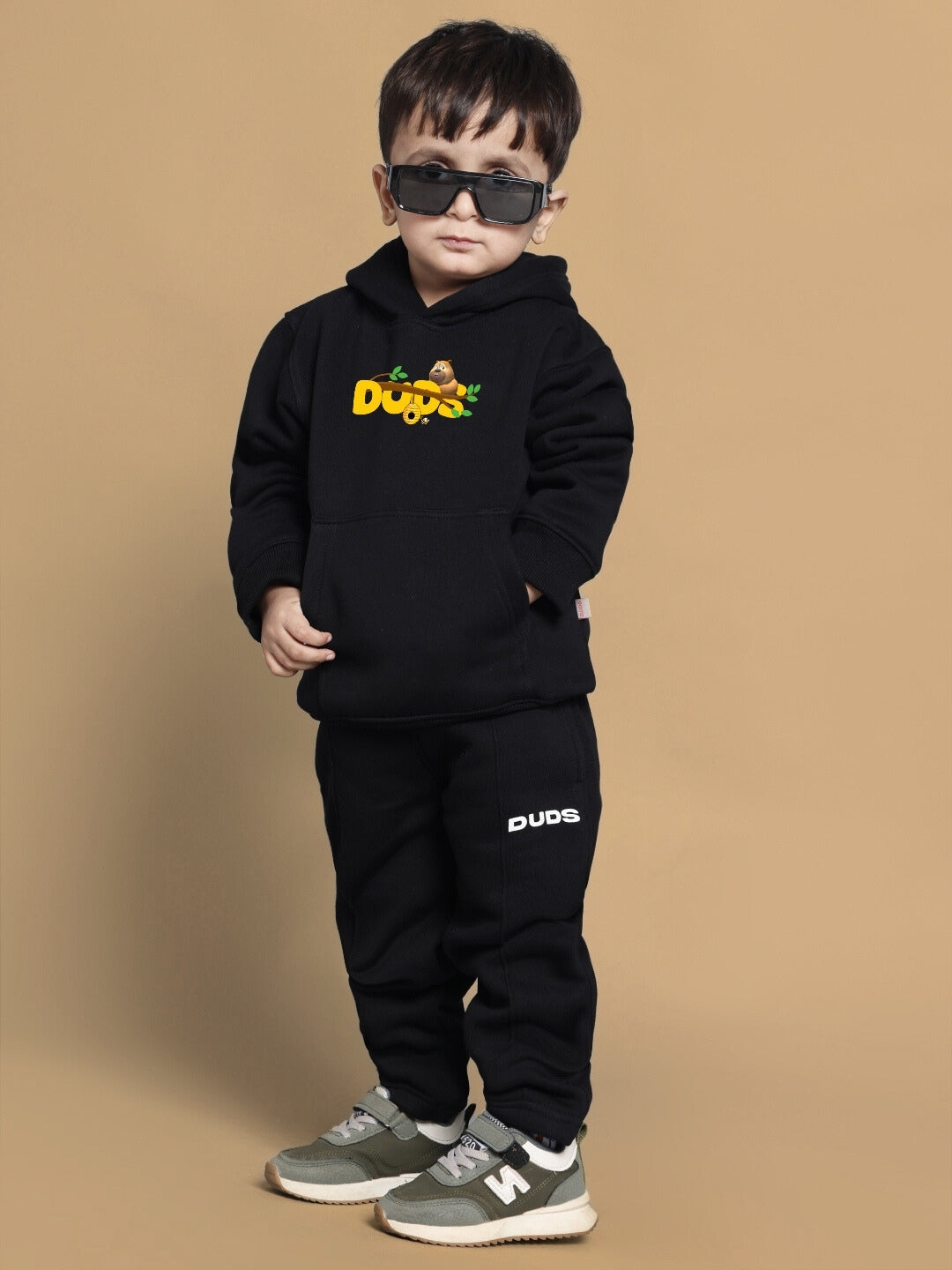 BABLU DABLU HOODIE FOR BOYS & GIRLS (BLACK)