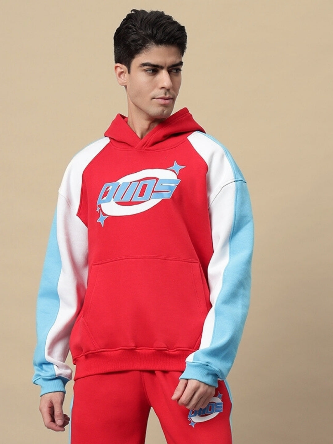 Trunkit Colorblock Hoodie (Red)