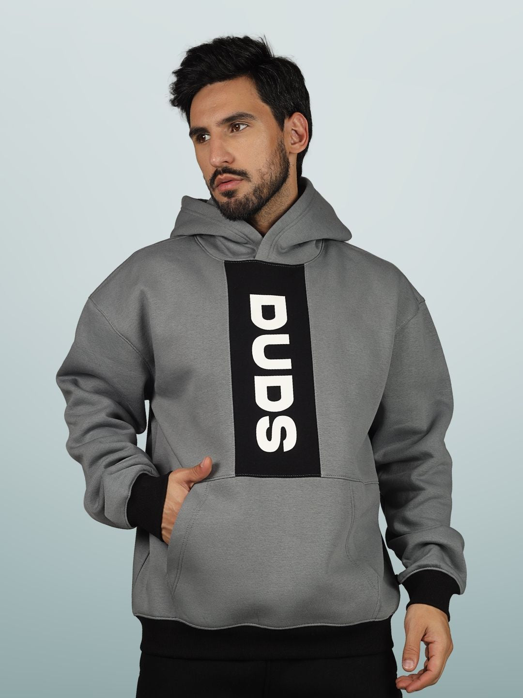 DUDS Colorblock Oversize Hoodie (Grey) - Wearduds