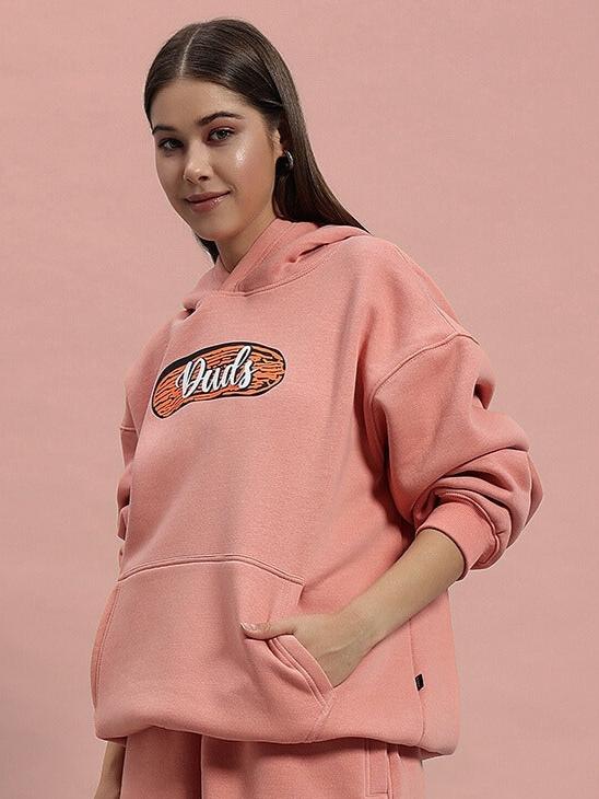 Women's Deliberate Fleece Co-Ord (Peach)