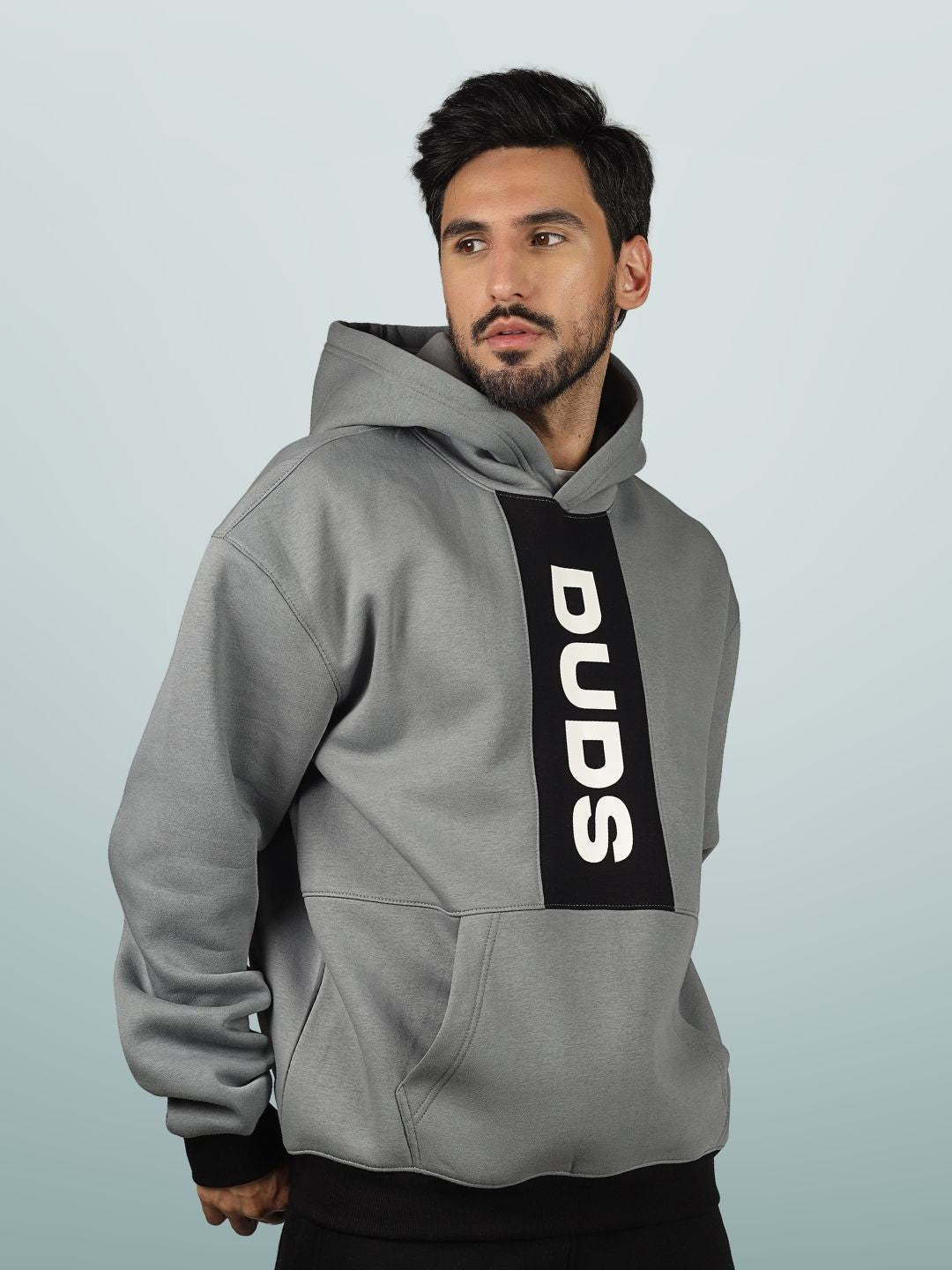 DUDS Colorblock Oversize Hoodie (Grey) - Wearduds