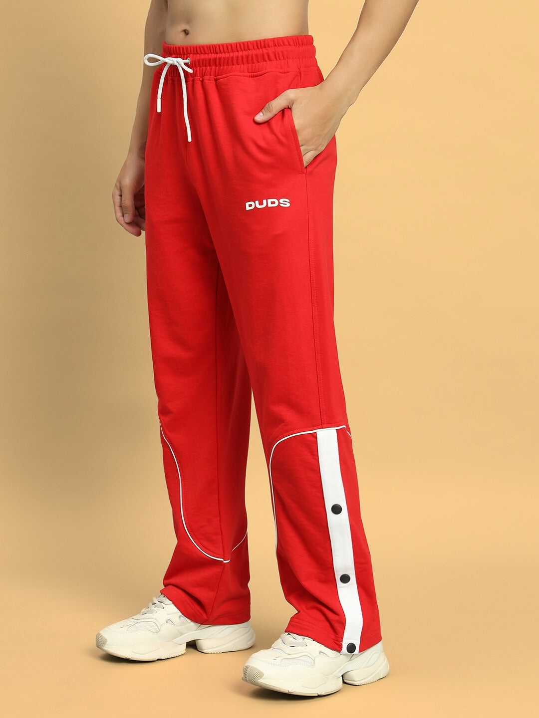 EDDIE CONTRAST JOGGERS (RED)