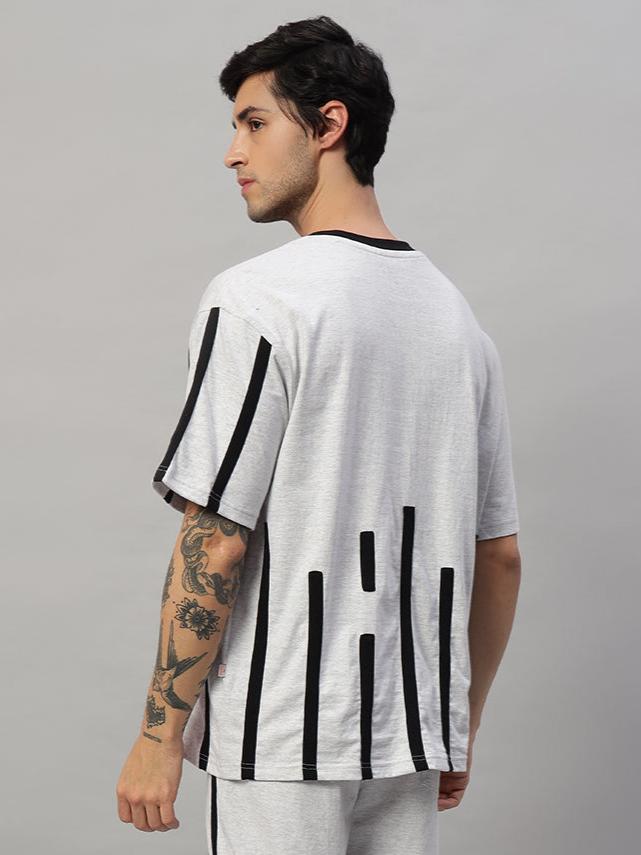 Bastille Oversized T-Shirt (Melange Grey)