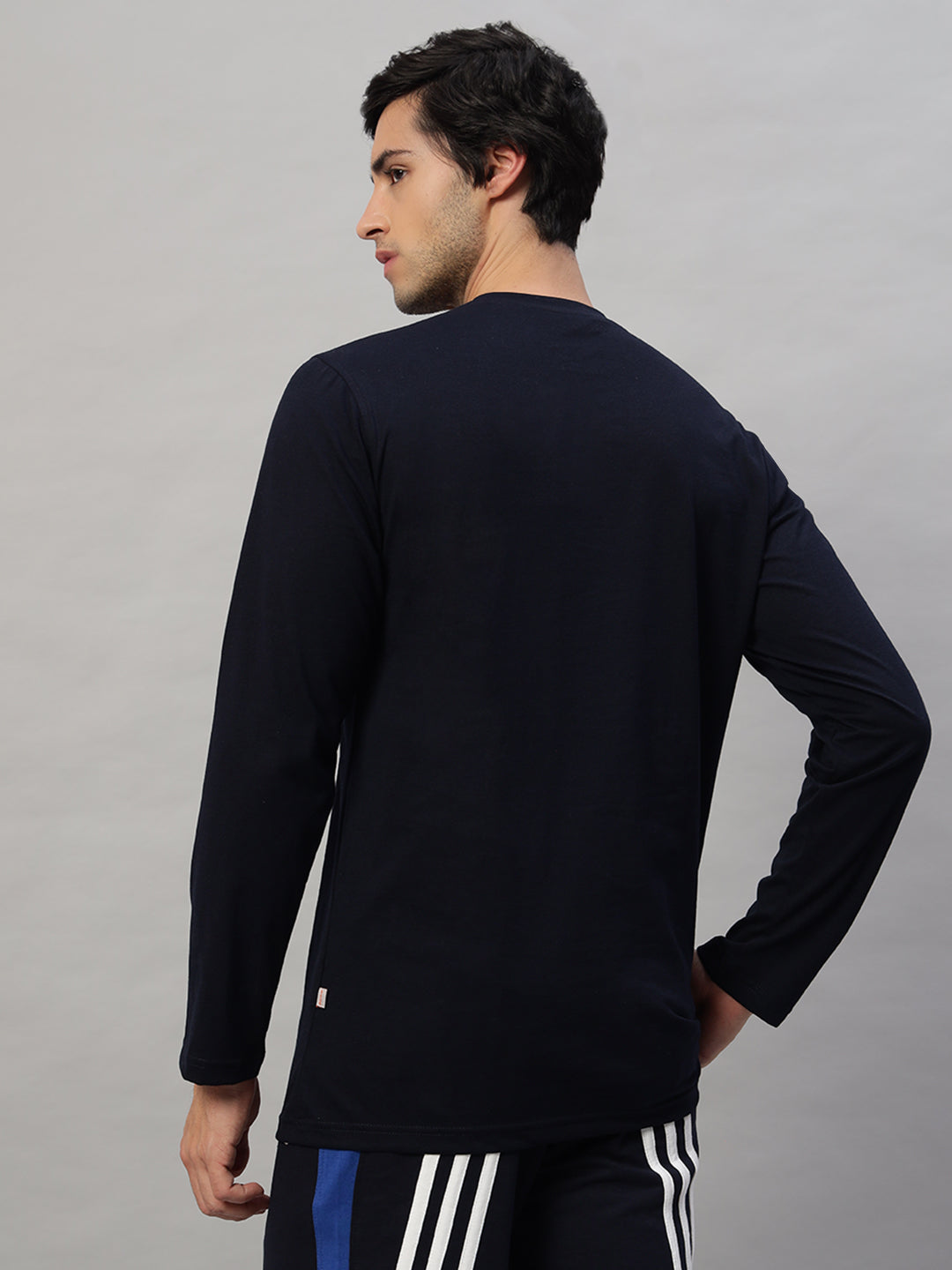 FLIMSY SLIM FIT SWEATSHIRT (NAVY BLUE)