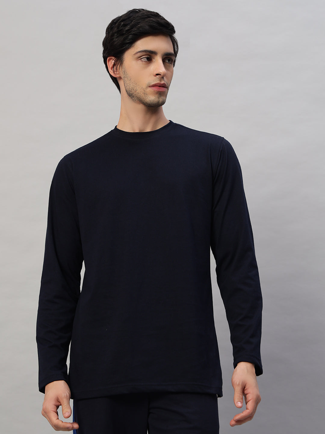 FLIMSY SLIM FIT SWEATSHIRT (NAVY BLUE)