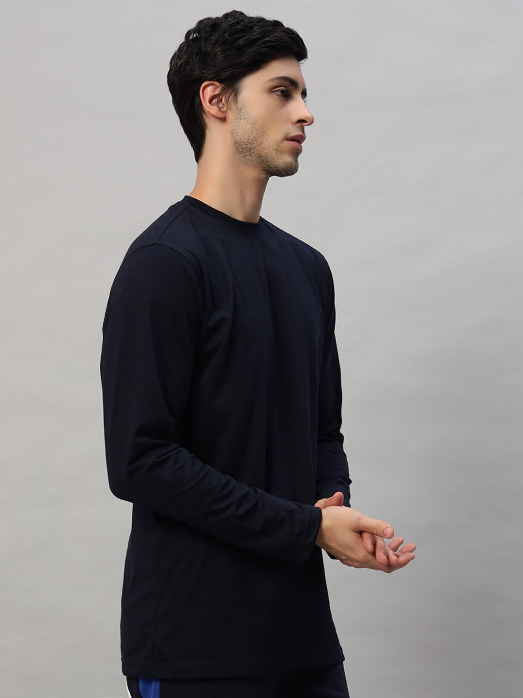 FLIMSY SLIM FIT SWEATSHIRT (NAVY BLUE)