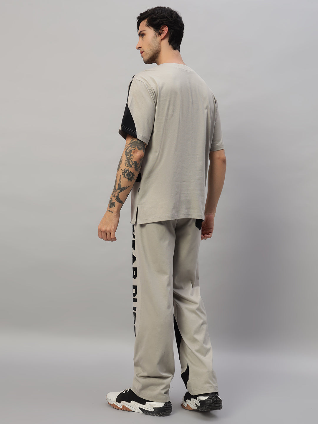 SURFING OVERSIZED CO-ORD SET (GREY)