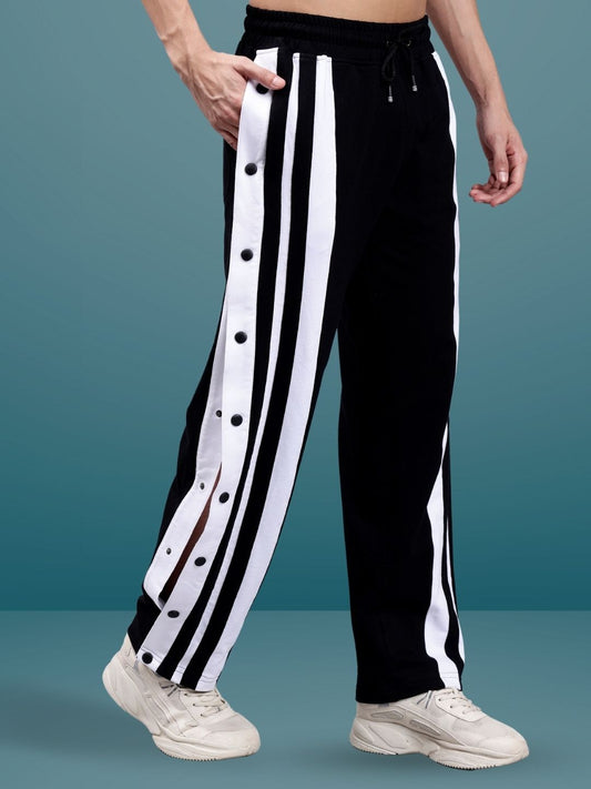 dancer joggers black white