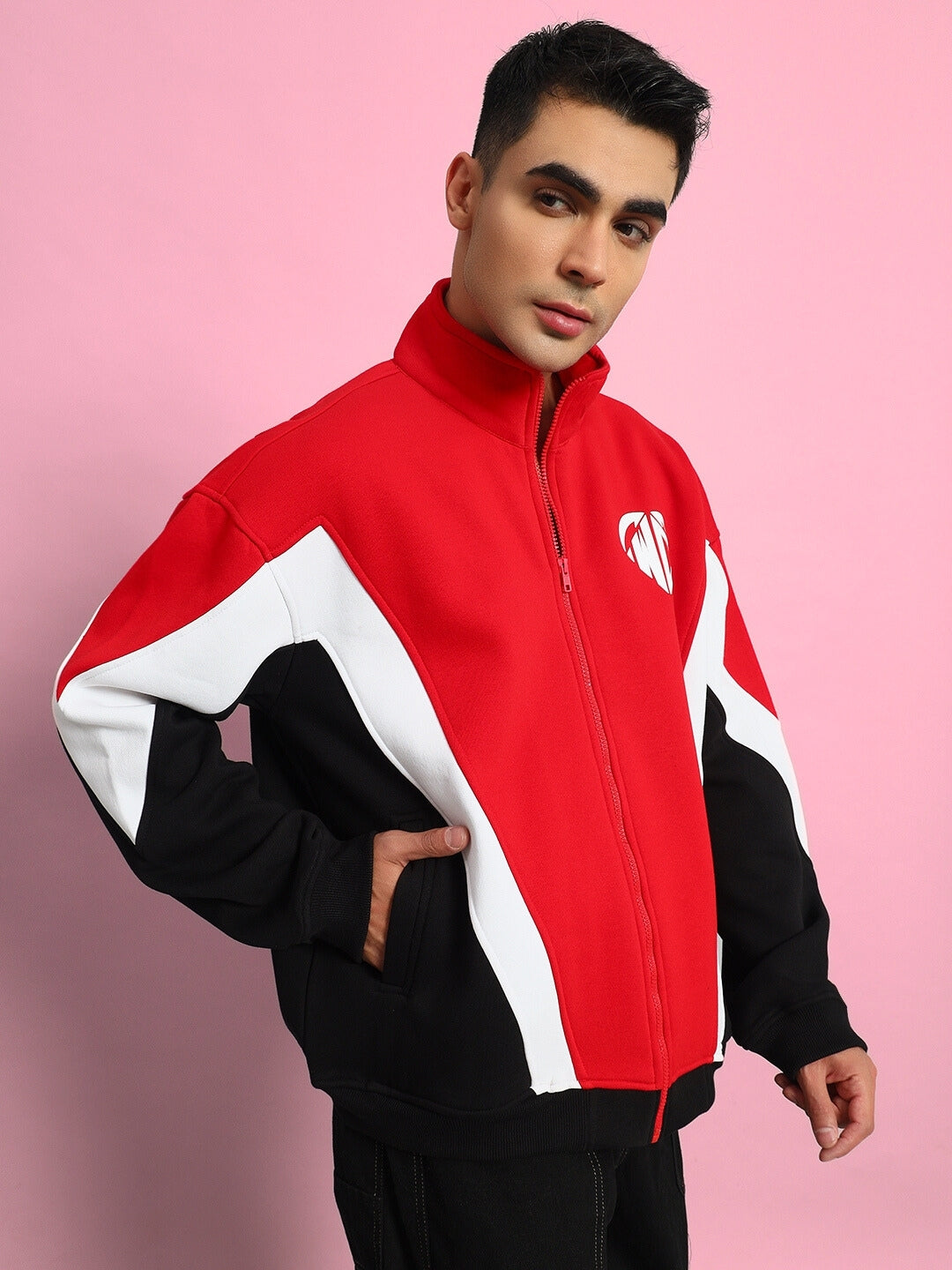 WD ALFA COLORBLOCK JACKET (RED)