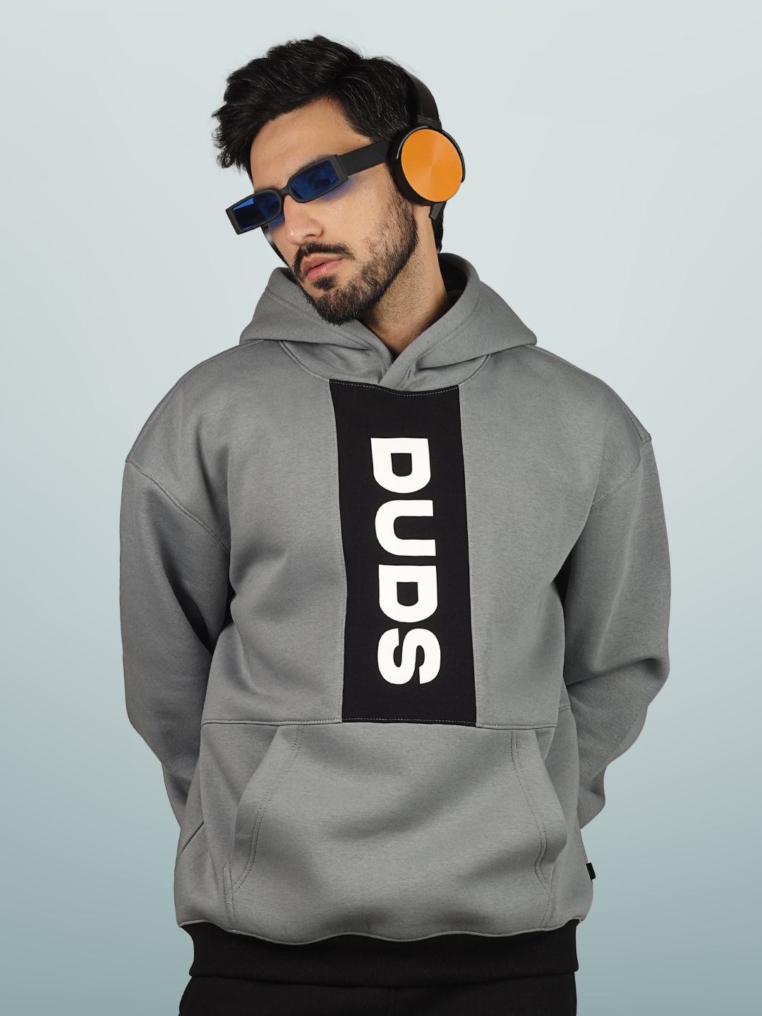 DUDS Colorblock Oversize Hoodie (Grey) - Wearduds