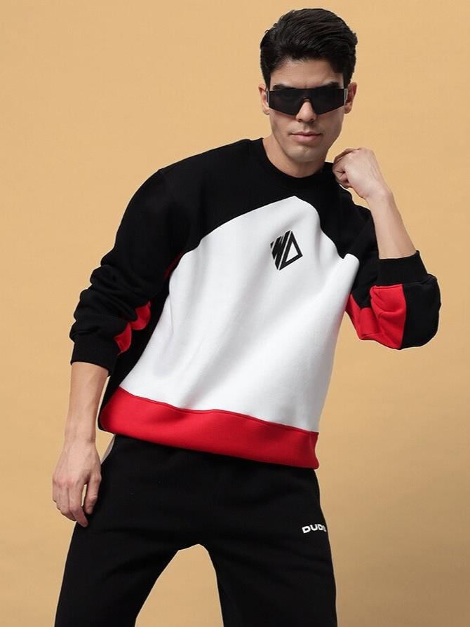 WD FERVID COLORBLOCK SWEATSHIRT (BLACK)