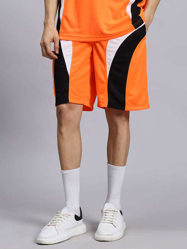 Fifa Regular Fit Shorts (Orange)