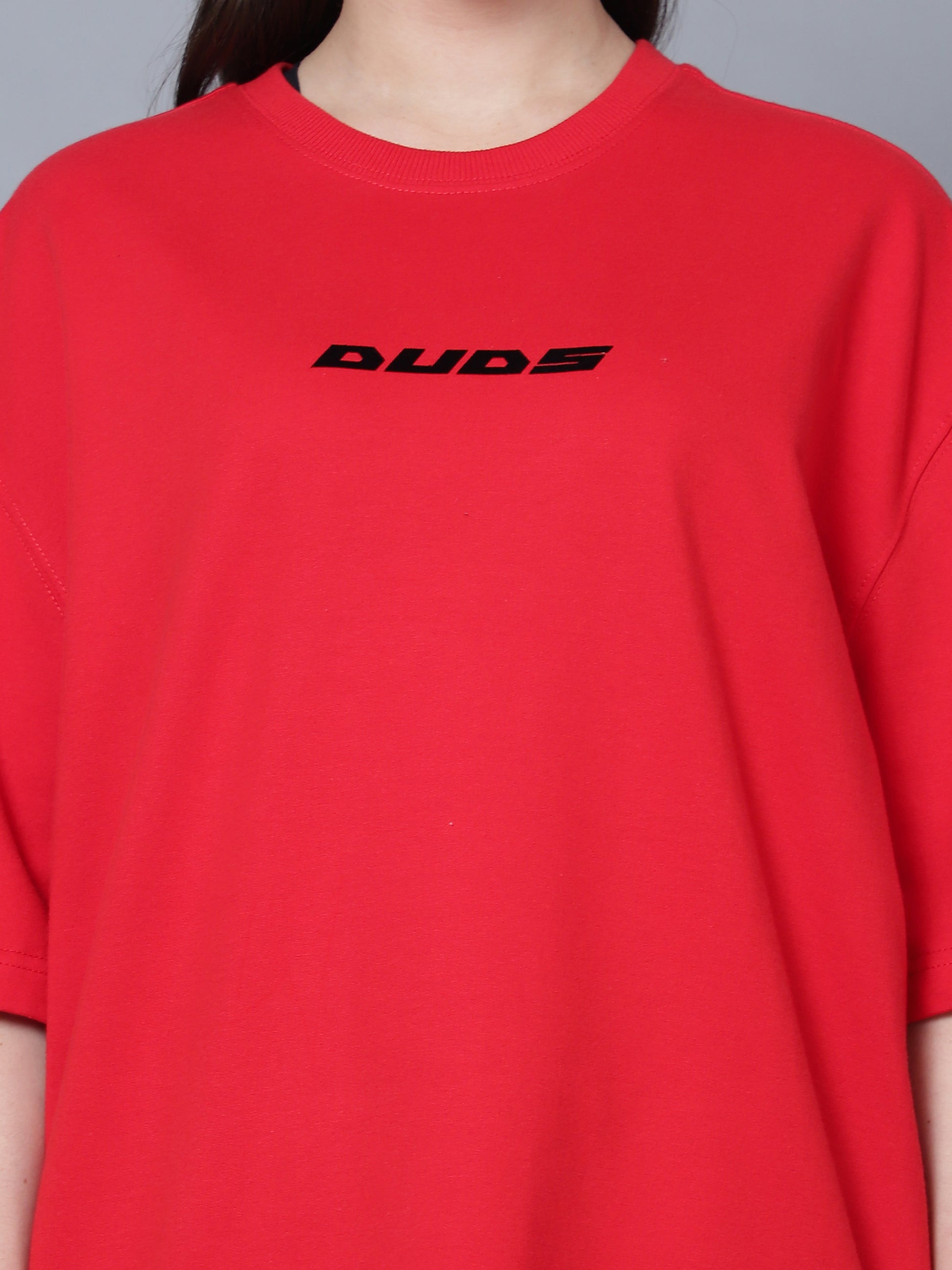 Workout Over-Sized T-Shirt (Red) - Wearduds