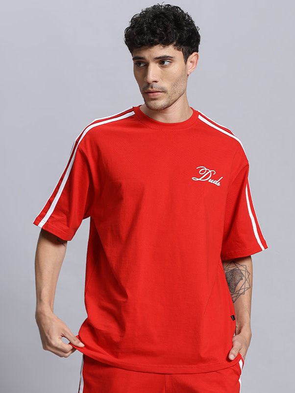 SCOTIA OVER-SIZED T-SHIRT (RED)