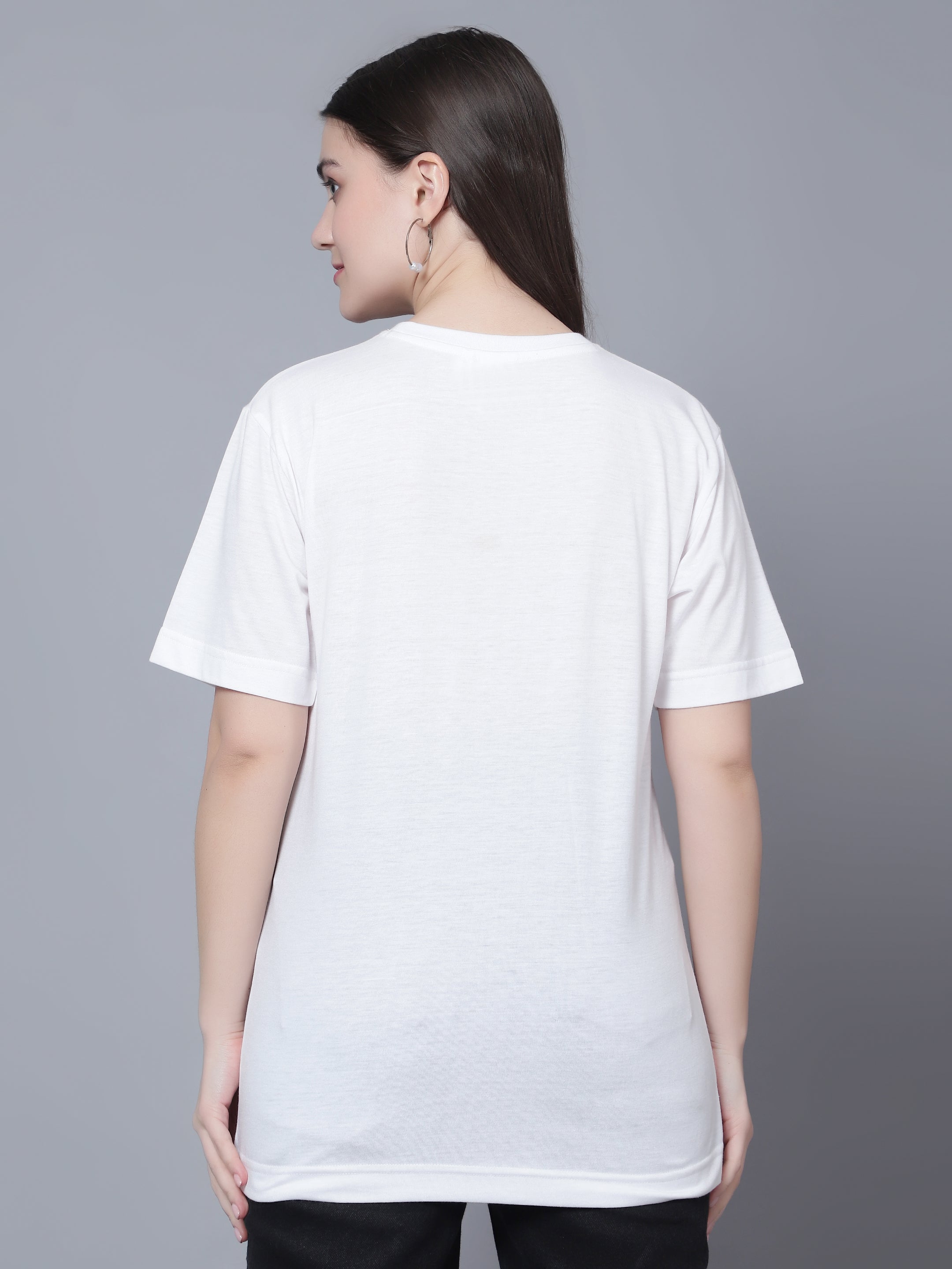 Getting Hot Over-Sized T-Shirt (White) - Wearduds