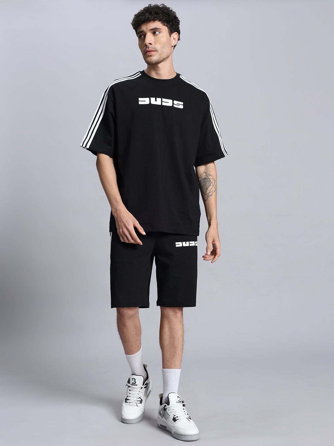 PARKA SUMMER CO-ORD SET (BLACK)