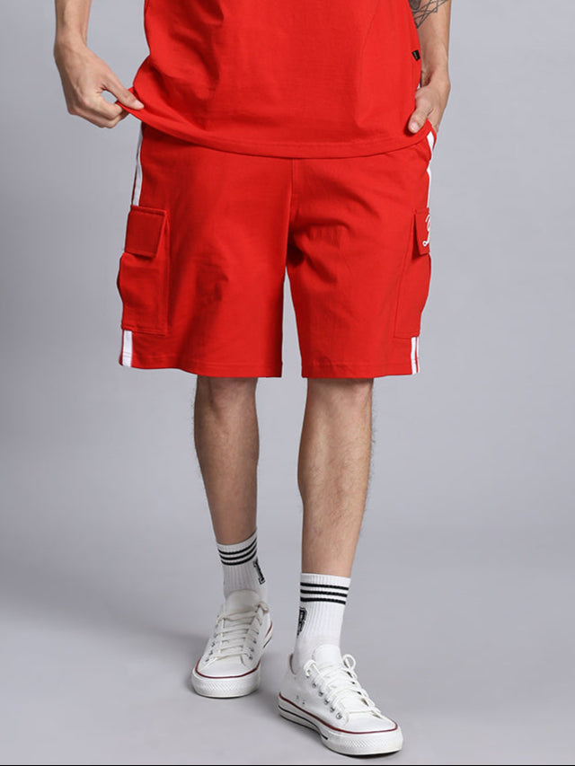 SCOTIA REGULAR FIT SHORTS (RED)