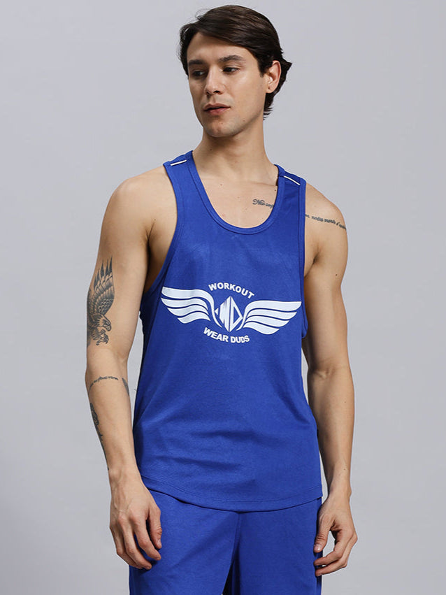 WD Wings Gym T-Shirt (Royal Blue)