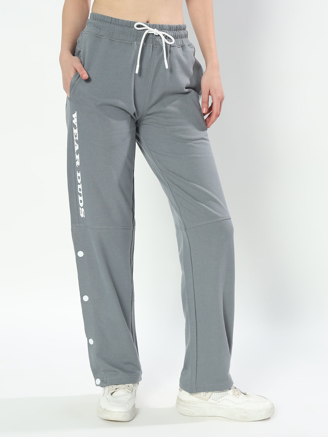 DUDS RACER JOGGERS FOR WOMEN (GREY)