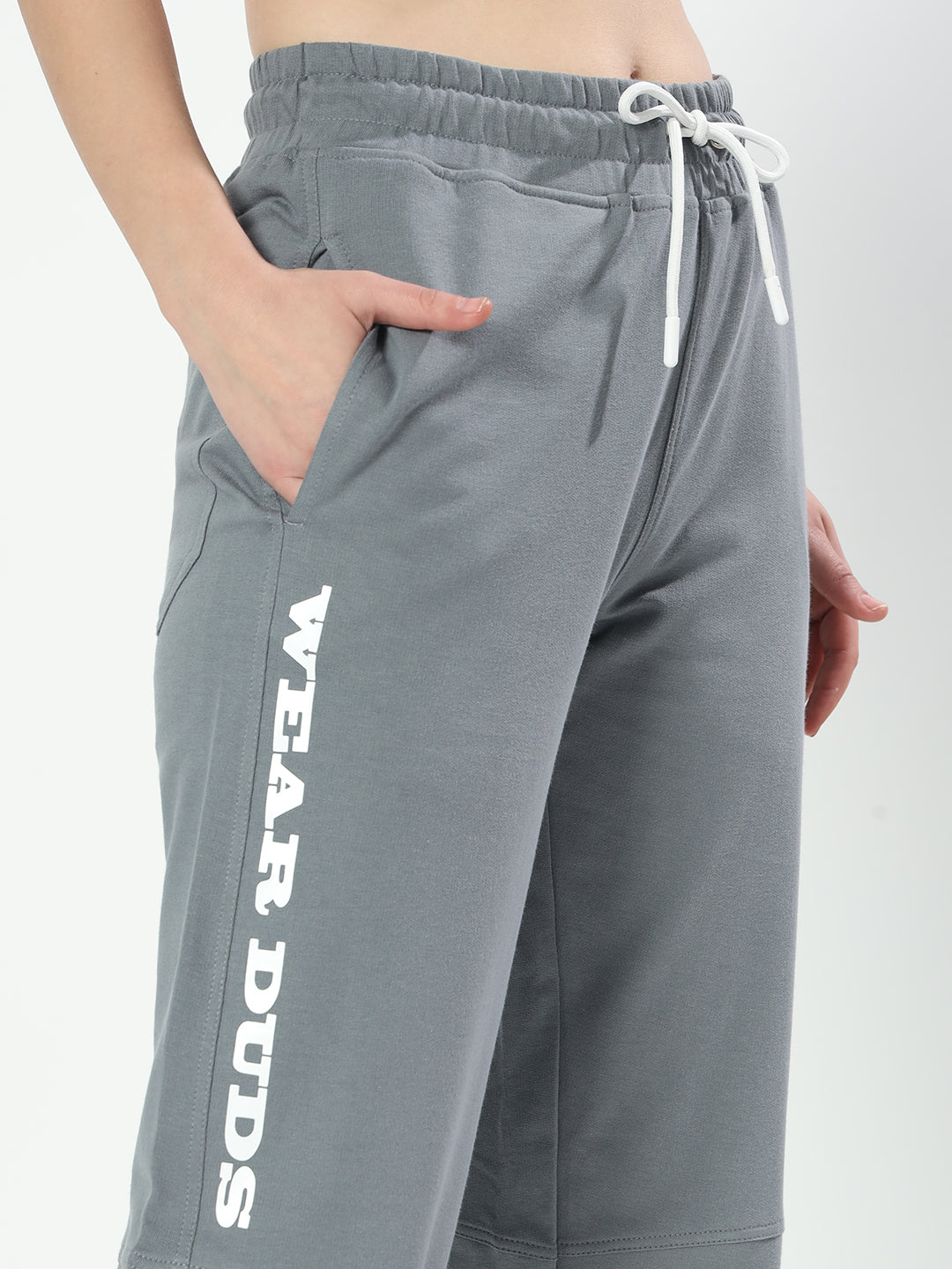 DUDS RACER JOGGERS FOR WOMEN (GREY)