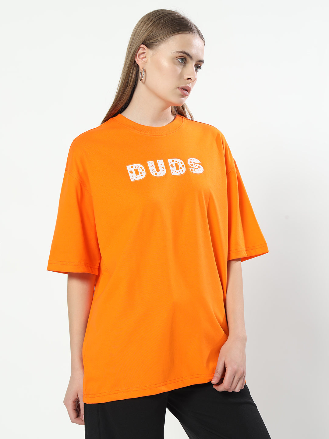 Courage Over-Sized T-Shirt Women (Orange)