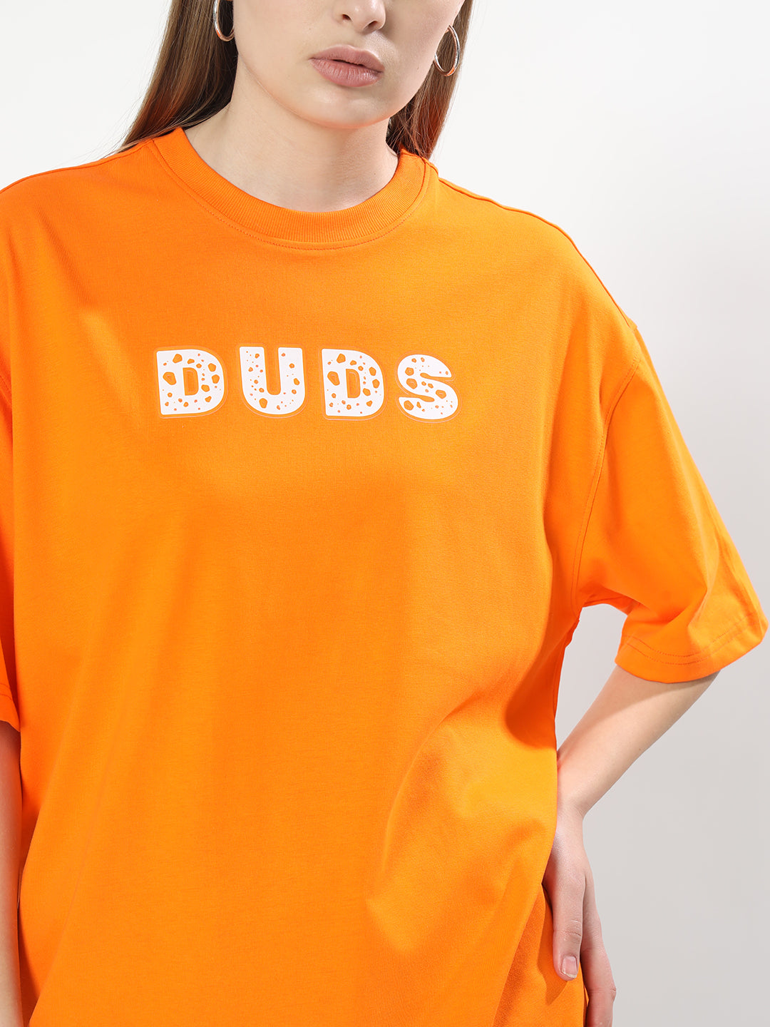 Courage Over-Sized T-Shirt Women (Orange)