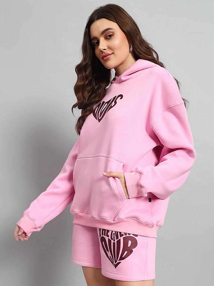 Lovers Club Fleece Hoodie (Pink)