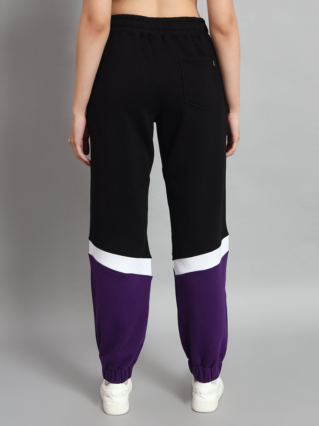 WOMEN'S HARLEY FLEECE COLORBLOCK JOGGER (PURPLE)